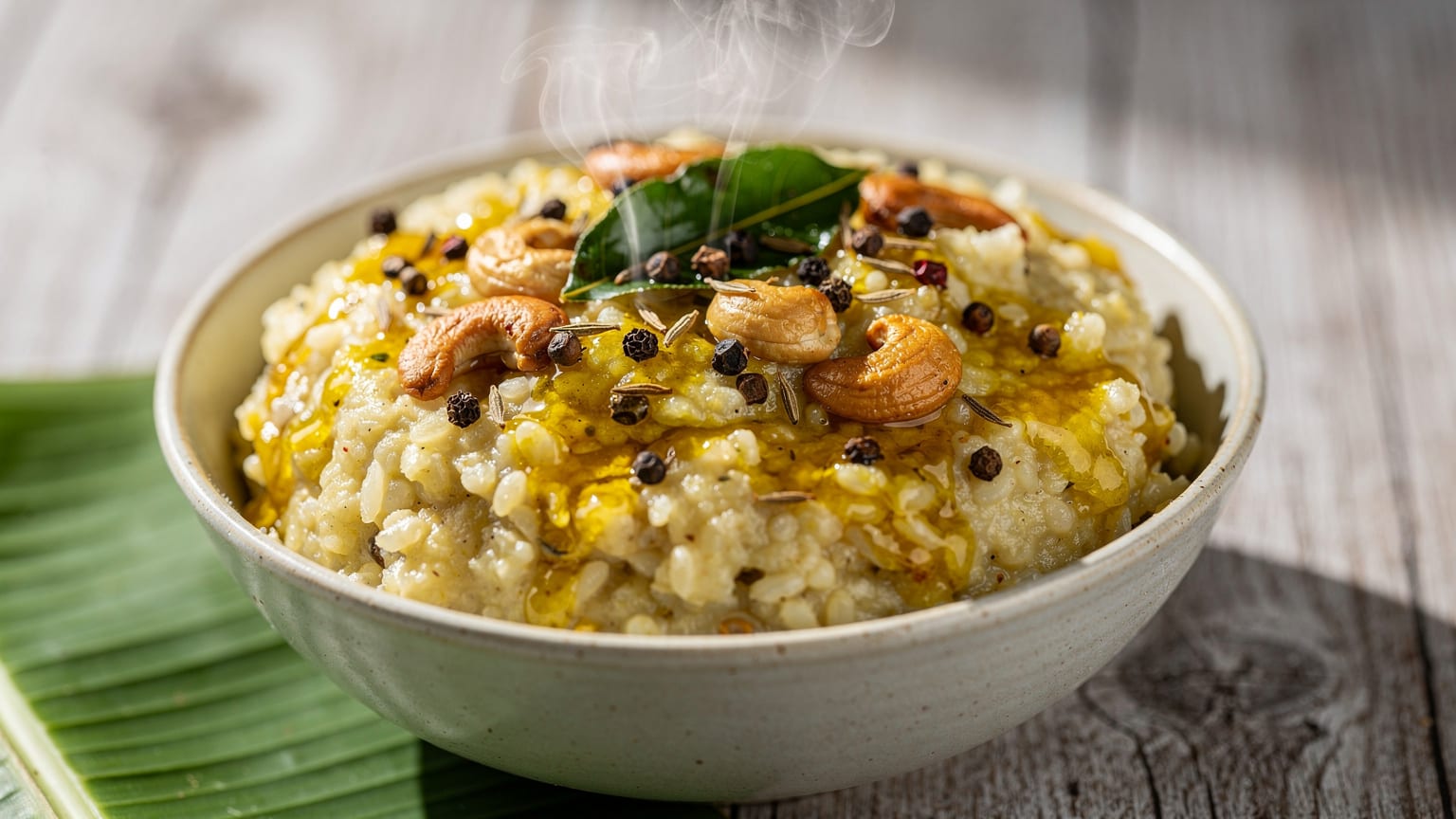 Ghee Hot Pongal