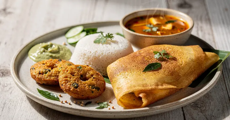 1 Idly 1 Vada 1 Mini Masala Dosa