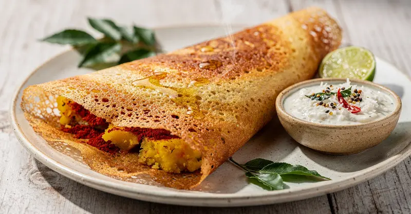 Ghee Karam Masala dosa