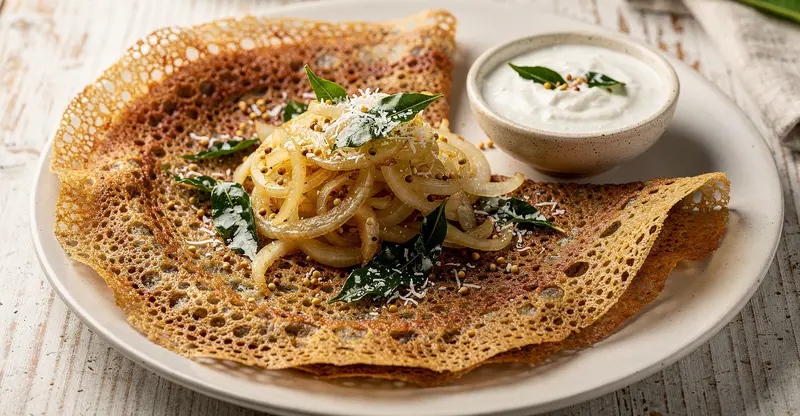 Millet Onion Dosa