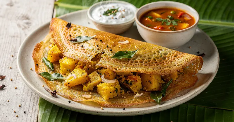 Onion Masala Dosa